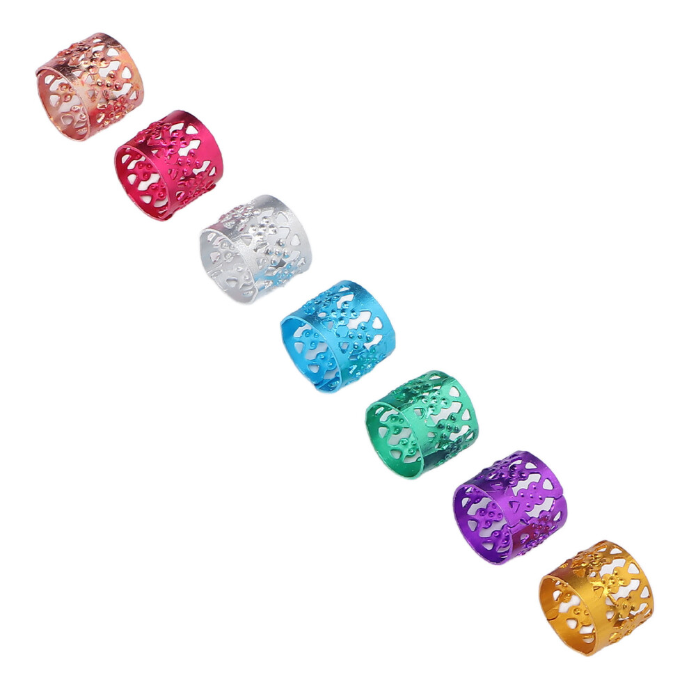 Unisex 100 Pack Aluminum Dreadlock Beads