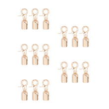 15Pièces Clips Métalliques Dorés Stoppeurs Pour Cordages Résistants