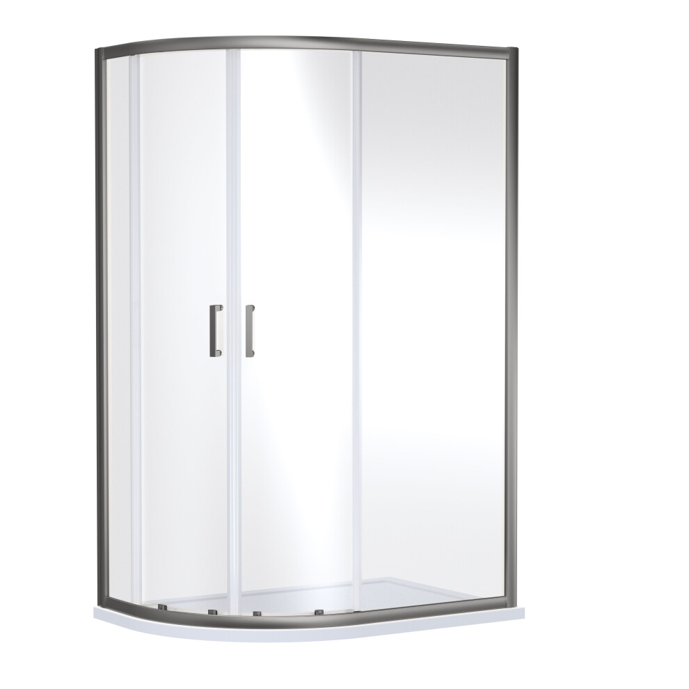 Balterley 1000 X 800 X 1900Mm Offset Quad Enclosur