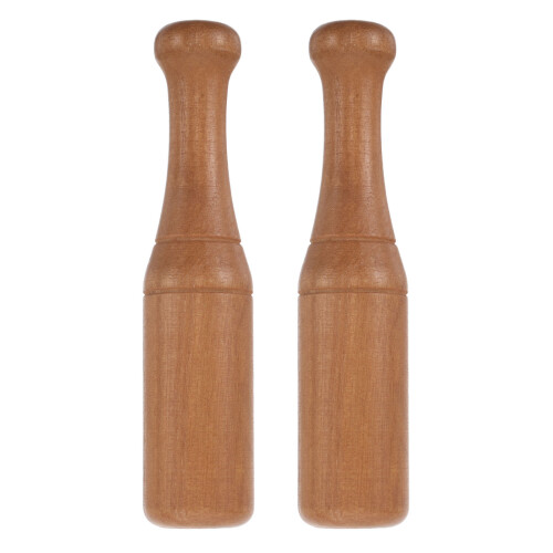 2Stk Robuster Holz Gemüse Stampfer Handlicher Fermentation Mischer