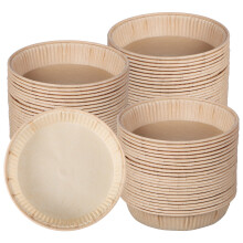 100Pièces Caissettes Mini Tartes Beige En Papier Alimentaire Résistant