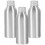 3Ensembles Bouteilles Aluminium Rechargeables Argentées Pour Voyage 1