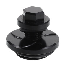 1Set Aluminum Engine Timing Cover Cap Plug Black for Motorcycle Kit
