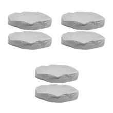 6Pcs Tear Resistant Waterproof Barrel Covers Outdoor Water Storage Lid
