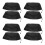 8Pcs Black Oxford Fabric Rain Barrel Covers Waterproof Drawstring Seal 1