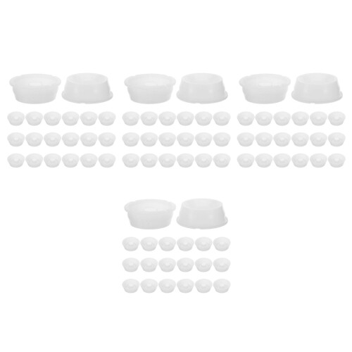80Pcs Plastic Drum Seal Plug with Pull Ring for Chemical Storage