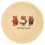 Khaki Ceramic Snack Plate Elegant Dish for Home Food Serving 1