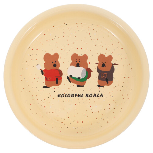 Khaki Ceramic Snack Plate Elegant Dish for Home Food Serving