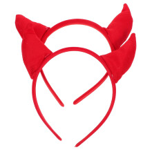 2Pcs Horns Headband Animal Headwear for Halloween Parties