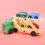Mini Wooden Car Toy for Babies 11