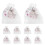 10Set Babyshower Schmetterlingsanhänger Aus Mit Organzasäckchen 1