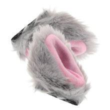 2Pièces Oreilles Peluche Casque Scooter Electricité Décor
