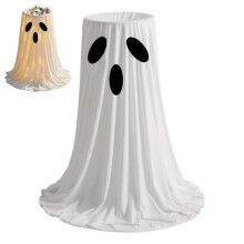Halloween Glowing Ghost Candy Bowl Ghost Treat Buckets Trick Or Treat Packaging Porch Ornaments Kids Gift Decor