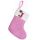 Personalisierter gestrickter Weihnachtsstrumpf mit Anfangsbuchstaben 1