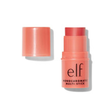 e.l.f. Monochromatic Multi Stick, Travel-Sized Luxuriously Creamy & Blendable Color For Eyes, Lips & Cheeks, Glimmering Guava, 0.17 Oz