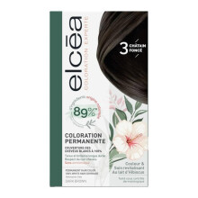 Noreva Elcea Permanent Expert Hair Color 3 Dark Brown Ammonia Free Long Lasting Hair Dye