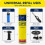 6PCS Genuine Clipper Gas 300ml Refill Pack 5