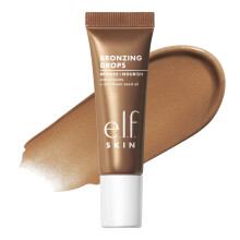 e.l.f. SKIN Bronzing Drops Mini, Liquid Face Tinted Serum with Vitamin E & Sunflower Oil, Vegan & Cruelty-Free, Pure Gold