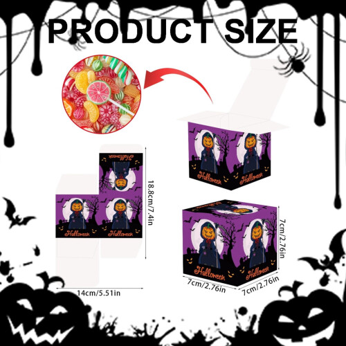 Caixas de doces e biscoitos para o Halloween (6 unidades) 2