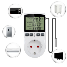 Thermostat numérique 230 V avec écran LCD pour serre et exploitation agricole, contrôle précis de la température
