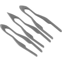 Ensemble de 3 pointes de rechange pour pyrogravure (tailles 2, 3 et 4)