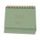 Standing Flip Desk Calendar Green 2025 1