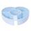 4 Section Serving Tray For 30oz Drinkware produced From-blue 1