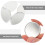 4Pcs Golf Ball Position Markers Set Golf Accessories Ball Positioning Tools 3