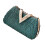 Contemporary Evening Bag Combining Metallic Hardware With-Green 1