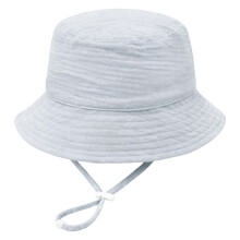 Stylish Baby Sun Hat Cartoon Bucket Hat With Wide-Gray S