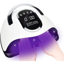UV-kynsilamppu, 280 W:n ammattimainen LED-kynsienkuivaaja, nopeasti kuivuva, 66 LEDiä, suuri LCD-näyttö, 4 ajastinta
