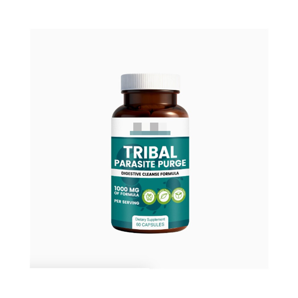 (1Pc) Digestive Cleanse Support Supplement, 1000mg Tribal Formula for Gut Health, 60 Capsules