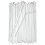 White Flexible Plastic Straws 8.26 inch 100-Pack 3