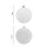 Christmas Balls Shatterproof 3.14 Inch White 12 Pcs 3