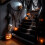 Halloween musta aavemainen kangas 30  72 tuumaa 5