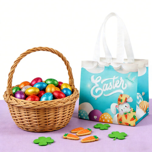 Easter Gift Bags Reusable Waterproof Non-Woven 6 Pack