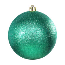Christmas Ball Ornaments, 5.9" Glittering Shatterproof Plastic Balls, Xmas Hanging Pendants for Holiday Tree Decor, Festival Party Decor(Green)