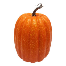Zucca artificiale in plastica verniciabile da 22 cm | Decorazione autunnale fai da te per Halloween/Ringraziamento, compatibile con creazioni