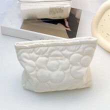 Trousse de toilette tricotée WZXPWT – Pochette à maquillage portable, étanche et facile à nettoyer, ornée de motifs complexes,
