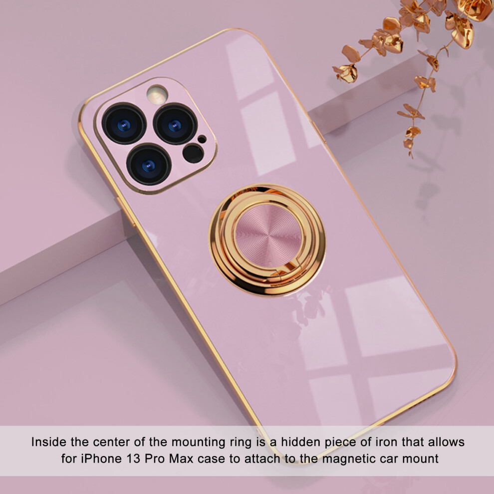 Rose Glitter Ring Case Iphone 13 Pro Max Gold 7790334485101