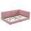 (4ft6 Double, Pink) Double Bed Frame With LED+USB 8