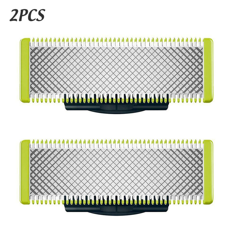 2 Stainless Steel Shaver Heads