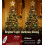 LED Lighted Star Tree Topper Silver 9.8 Inch Glitter Metal 2