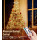 LED Lighted Star Tree Topper Silver 9.8 Inch Glitter Metal 4