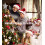 LED Lighted Star Tree Topper Silver 9.8 Inch Glitter Metal 5