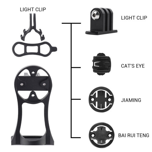 Fahrradhalterung Garmin Bryton Cateye Adapter Set 1