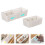 Expandable Drawer Organizer Plastic Adjustable 2 Pack 2