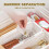 Expandable Drawer Organizer Plastic Adjustable 2 Pack 4