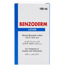BENZODERM Benzyl Benzoate Lotion 25% w/v 100ml Fast-Acting Scabies & Lice Treatment | Anti-Itch Skin Care Formula for Pediculosis Relief