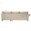 Furniture 786 Oakland Suede Leather 2c1 Corner Sofa Marble 4